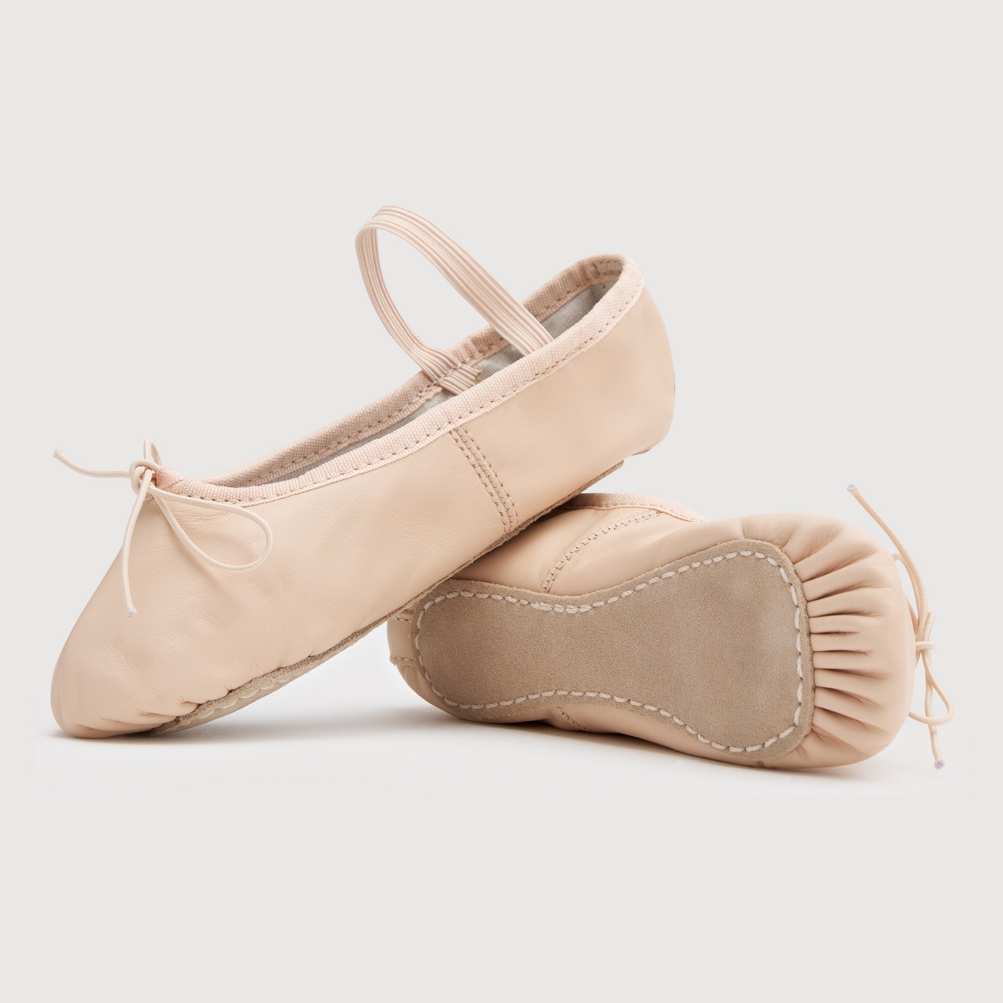 Childs/Womens Full Sole Leather Ballets