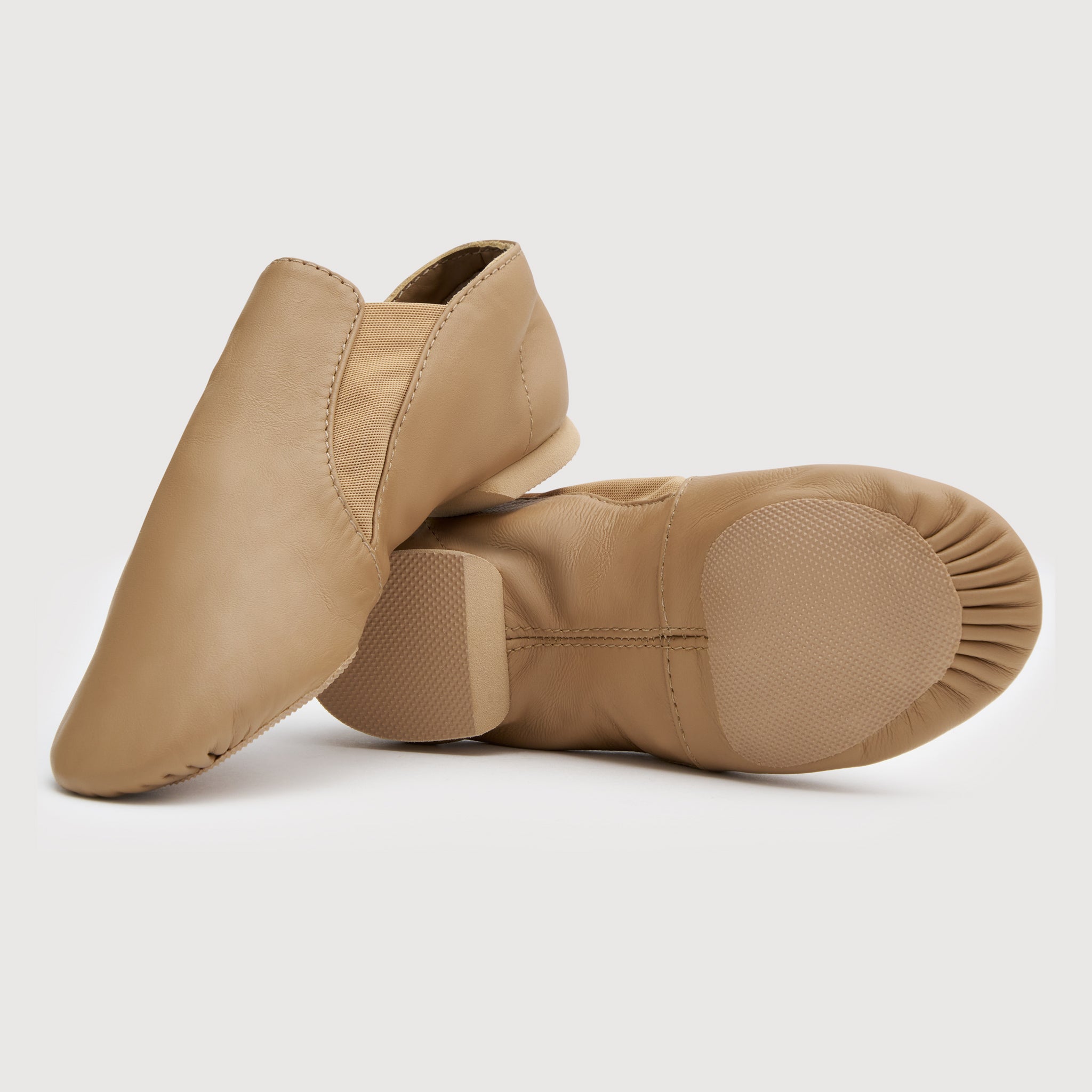 Childs/Adults Slip On Leather Jazz Shoes