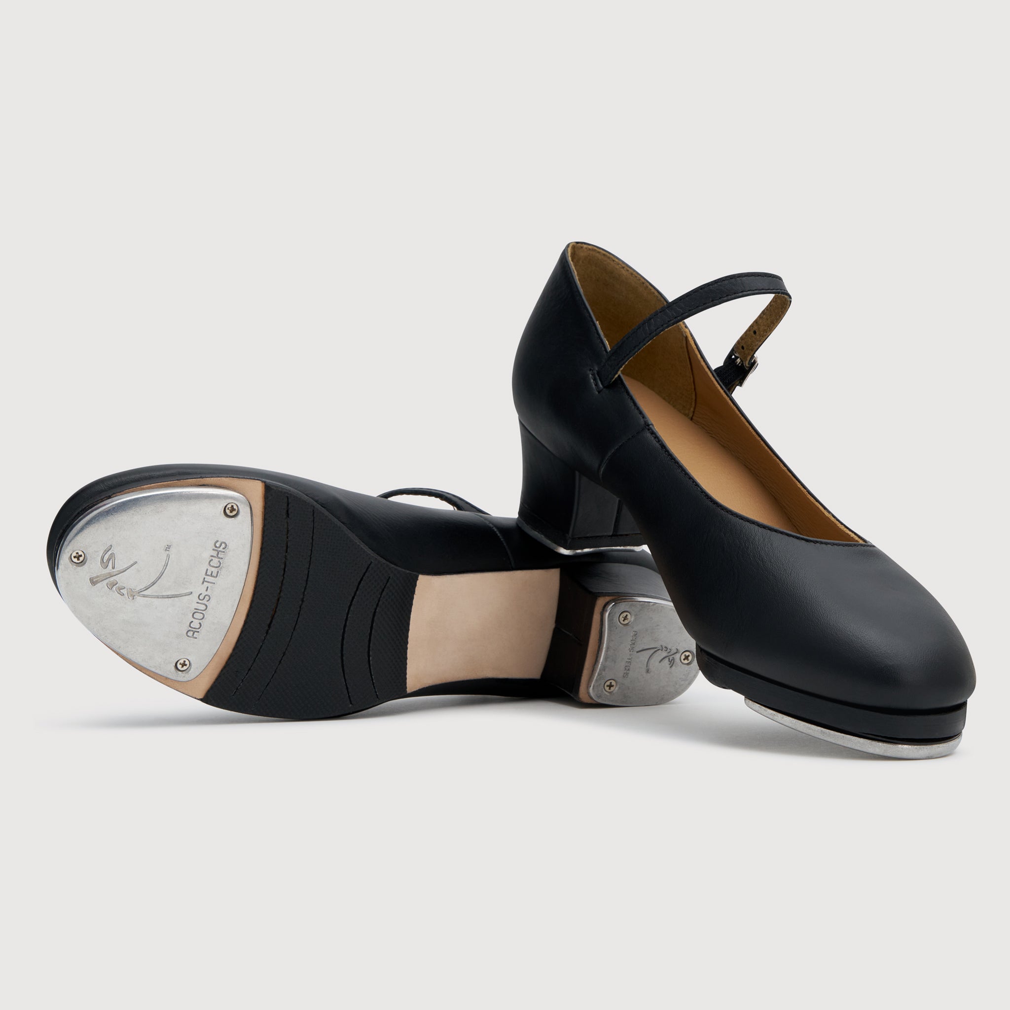 Adults Leather High Heel PRO Buckle Taps – Loose Fit Tap Plates