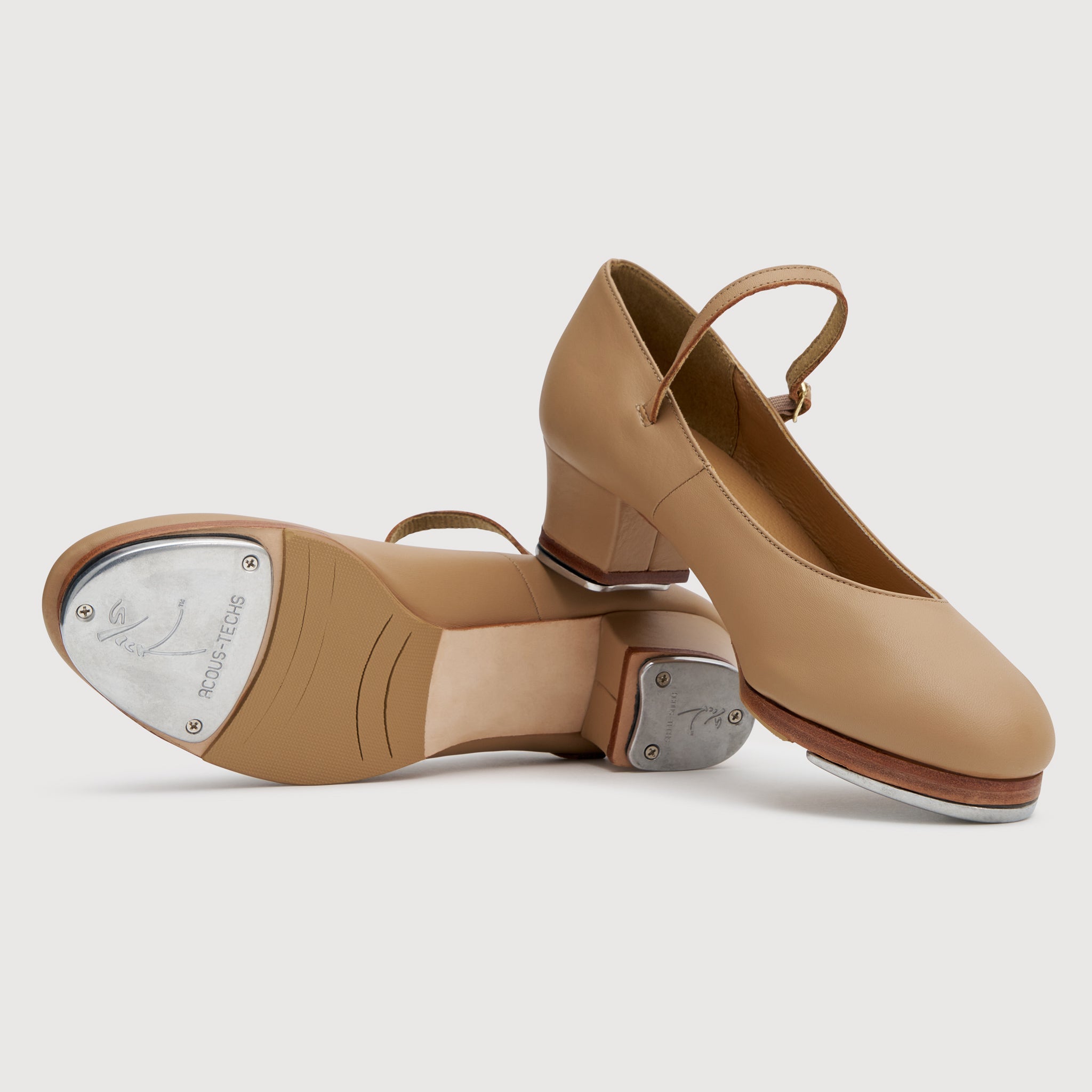 Adults Leather High Heel PRO Buckle Taps – Loose Fit Tap Plates