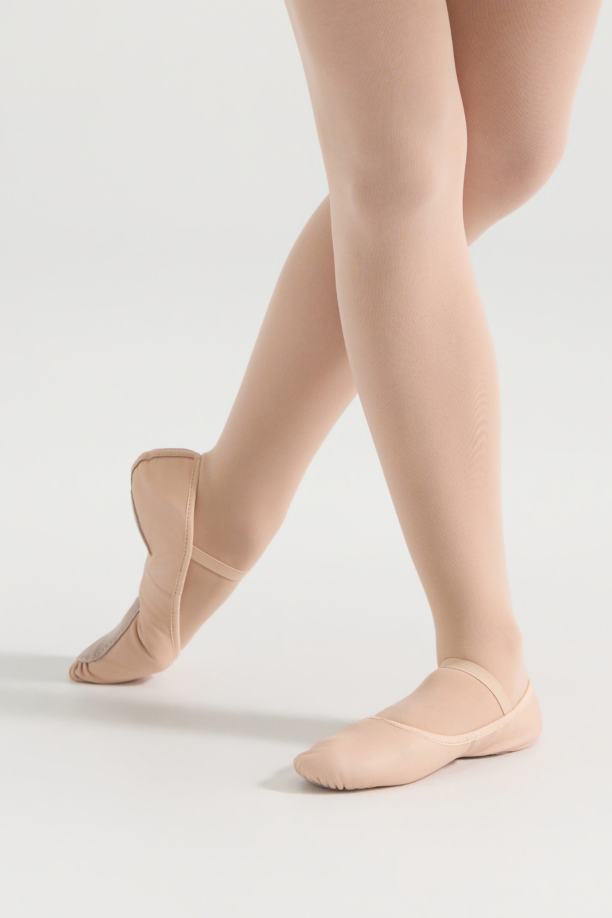Womens Split Sole Leather Ballets