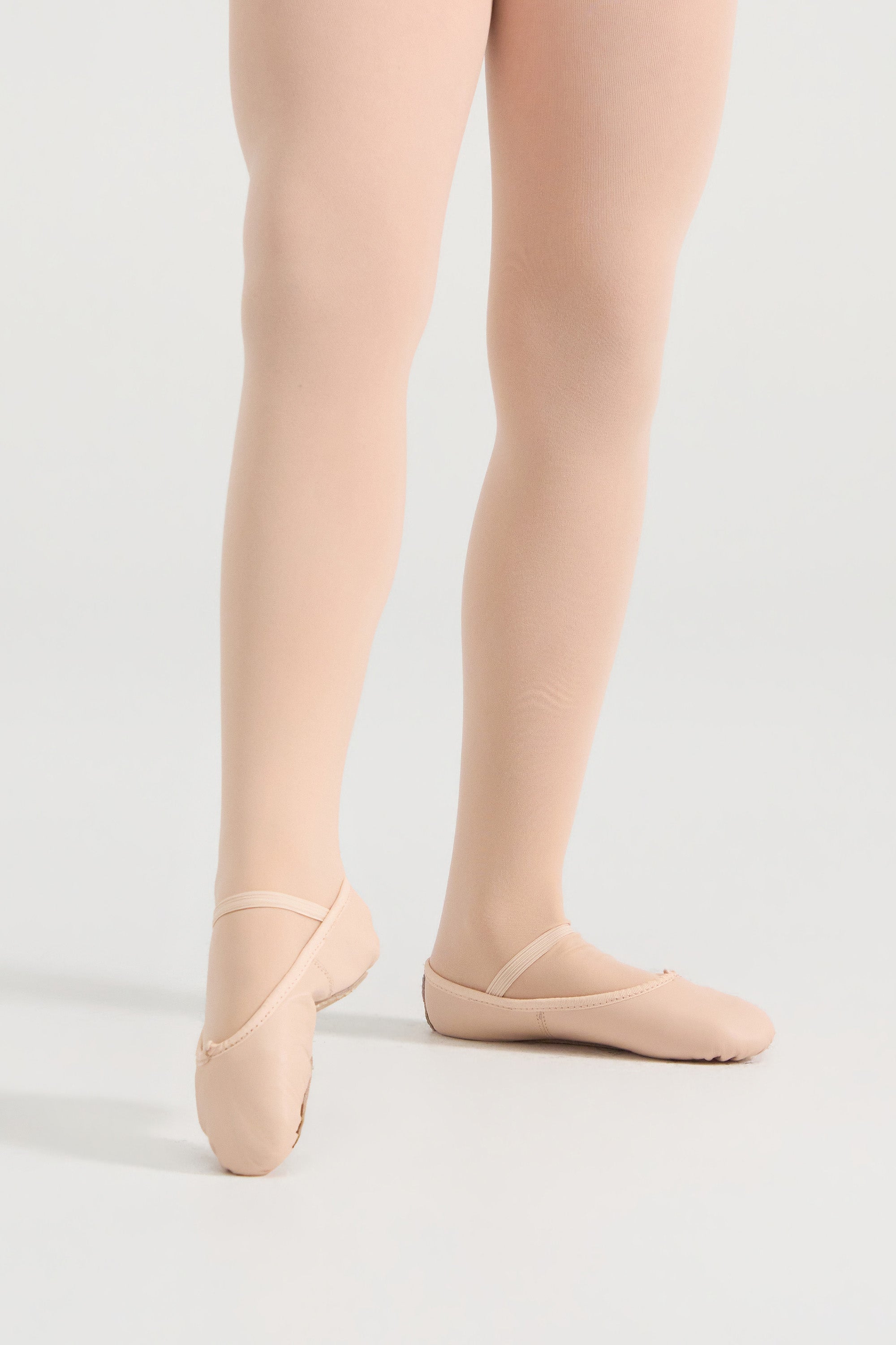 Childs/Womens Full Sole Leather Ballets